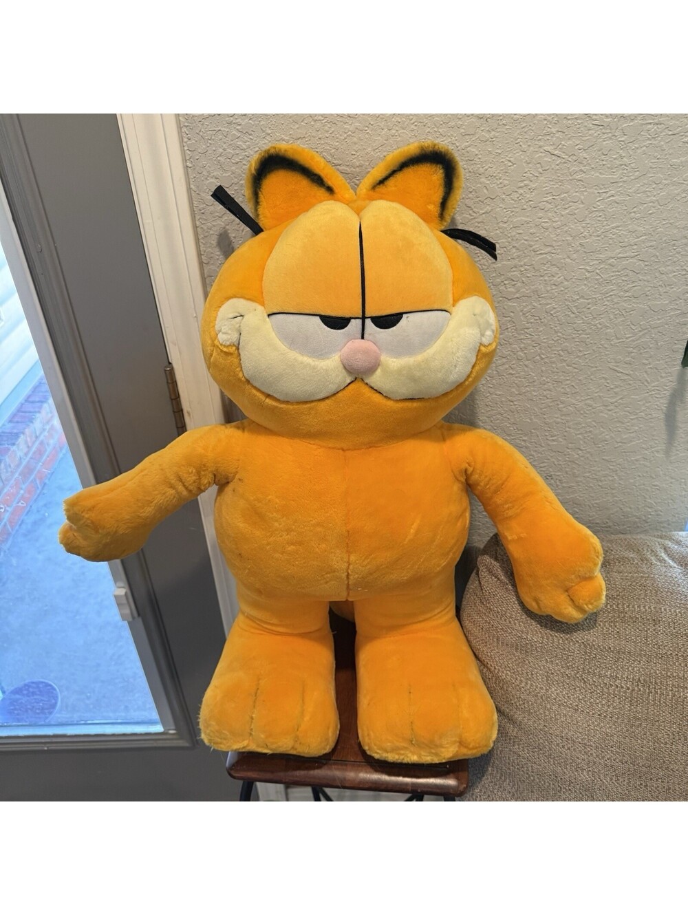 Jumbo Paws Garfield Plush Huge Large 24" "Out-Standing" Spencer's Fine Toy Co